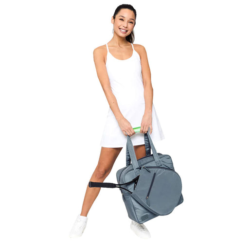 Ame & Lulu Sweet Shot 3.0 Charcoal Tennis Tote