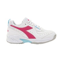 Load image into Gallery viewer, Diadora Jr. S. Challenge 5 SL Tennis Shoes - White/Pink Lady/M/5.5
 - 5