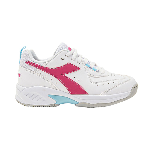 Diadora Jr. S. Challenge 5 SL Tennis Shoes - White/Pink Lady/M/5.5