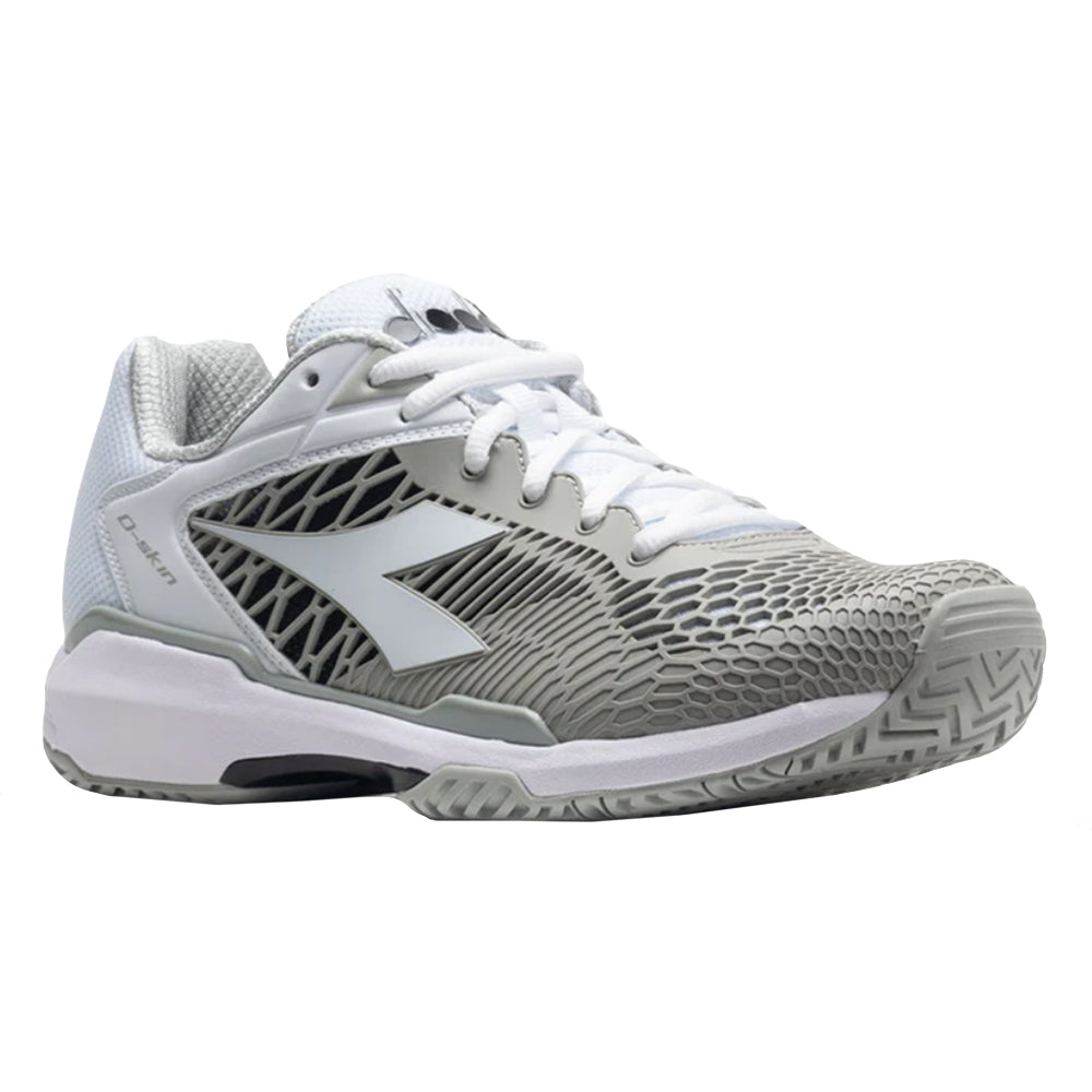 Diadora Speed Competition 7 AG W Tennis Shoes 2023 - White/Blk/Slvr/B Medium/10.5