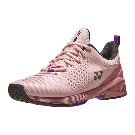Yonex Power Cushion Sonicage 3 Womens Tennis Shoes - Pink Beige/B Medium/10.5