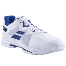 Load image into Gallery viewer, Babolat SFX3 All Court Mens Tennis Shoes 2023 - White/Navy/D Medium/14.0
 - 6