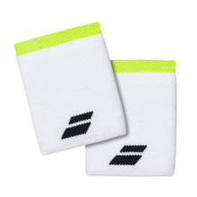 Load image into Gallery viewer, Babolat Logo Jumbo Wristband - WHITE/AERO 1081
 - 2