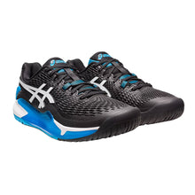 Load image into Gallery viewer, Asics GEL Resolution 9 Mens Tennis Shoes - Black/White/D Medium/15.0
 - 5