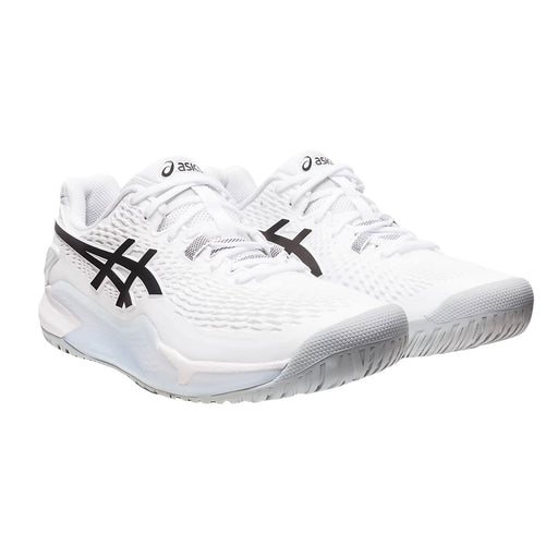 Asics GEL Resolution 9 Mens Tennis Shoes - White/Black/D Medium/15.0