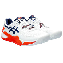 Load image into Gallery viewer, Asics GEL Resolution 9 Mens Tennis Shoes - White/Blue Exp/D Medium/13.0
 - 16