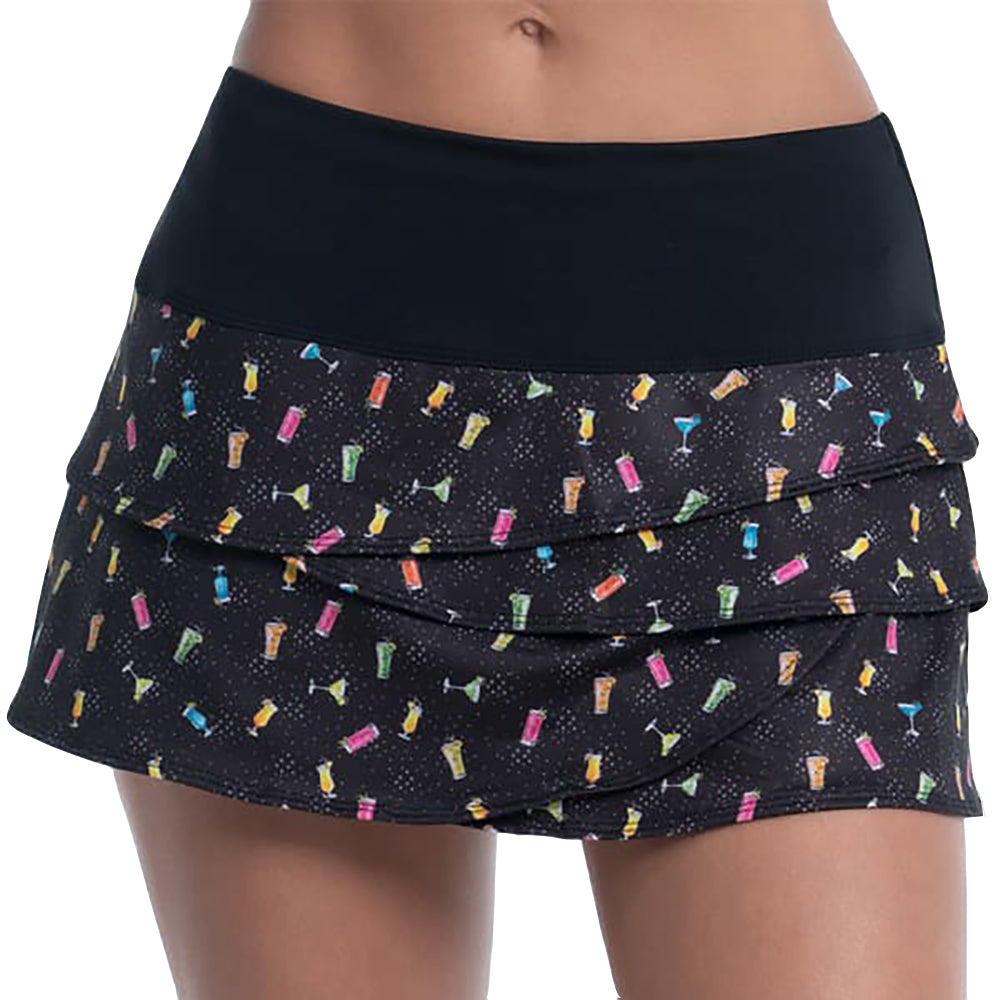 Lucky In Love Bottoms Up 12 Inch Wns Tennis Skirt - MULTI 955/XL