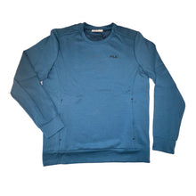 Load image into Gallery viewer, FILA Emry Mens Long Sleeve Crewneck Sweater - BLUE 436/XXL
 - 5