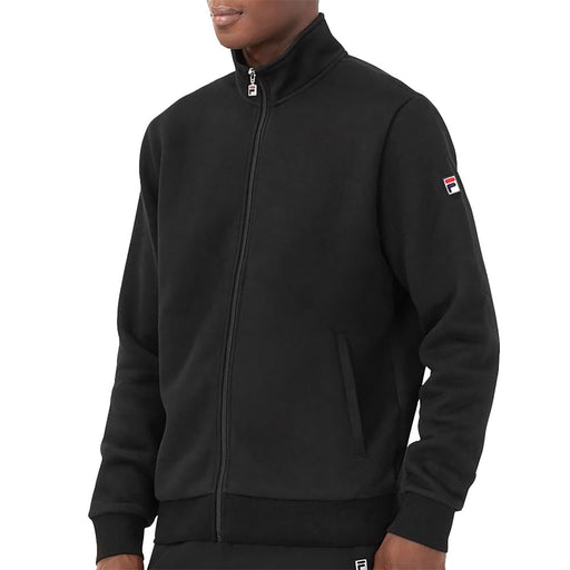 FILA Match Fleece Mens Full Zip Jacket - BLACK 001/XXL
