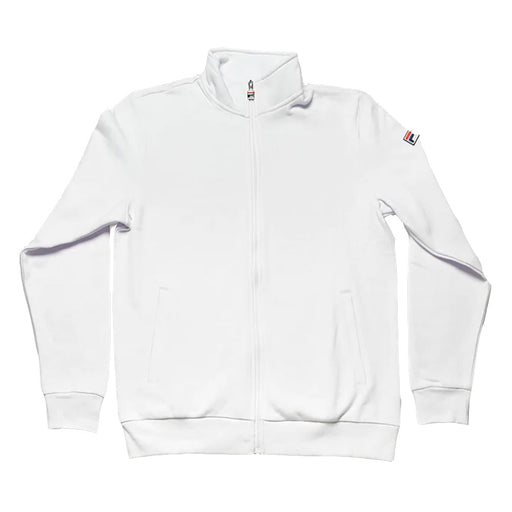 FILA Match Fleece Mens Full Zip Jacket - WHITE 100/XXL