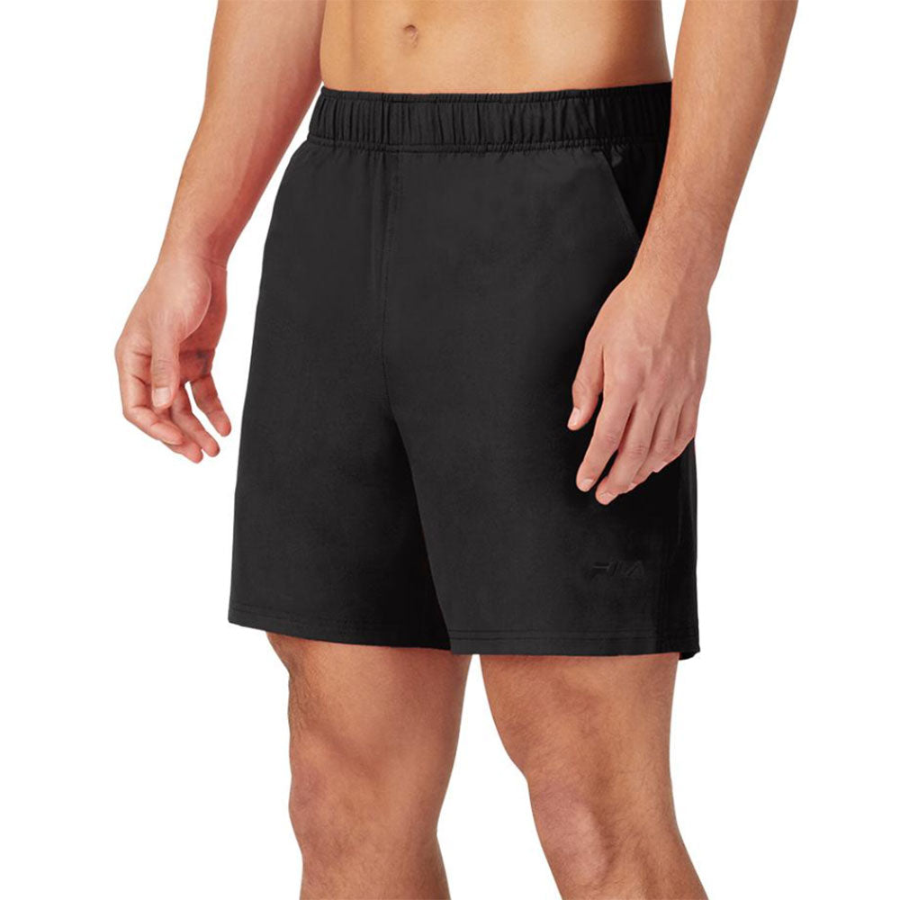FILA Interval 8 inch Mens Tennis Shorts - BLACK 008/XXL