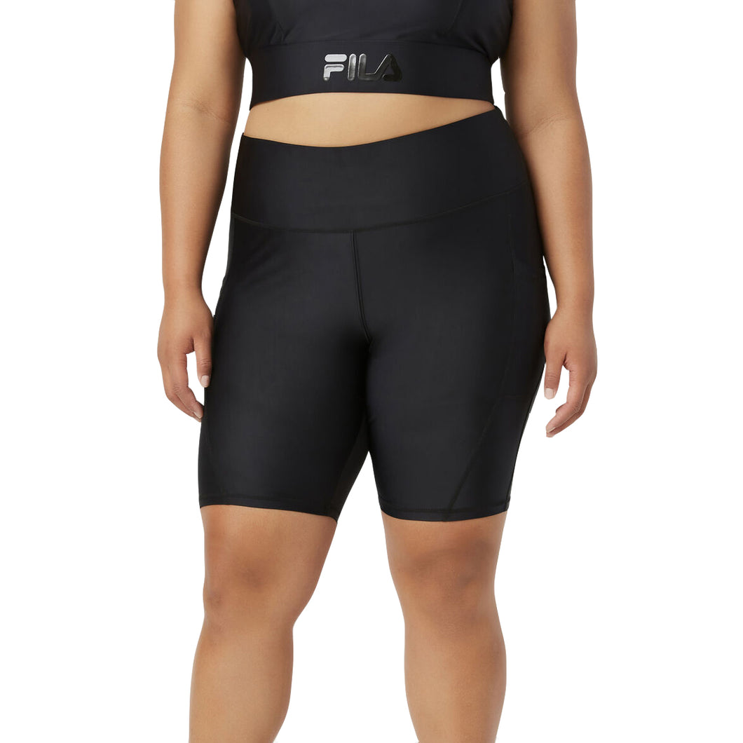 FILA Hour Glass Womens Bike Short - BLACK 001/4X