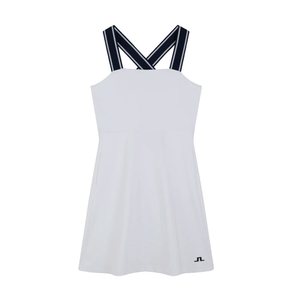 J. Lindeberg Mona Womens Tennis Dress - WHITE 0000/M
