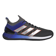 Load image into Gallery viewer, Adidas Adizero Ubersonic 4.1 Mens Clay Tennis Shoe - Grey/Slvr/Royal/D Medium/16.0
 - 4