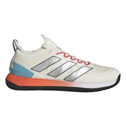 Adidas Adizero Ubersonic 4.1 Mens Clay Tennis Shoe - Off Wht/Slvr/Rd/D Medium/14.0