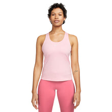 Load image into Gallery viewer, Nike Swoosh Womens Padded Bra Tennis Tank - SOFT PINK 690/L
 - 4