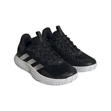 Load image into Gallery viewer, Adidas SoleMatch Control Womens Tennis Shoes - Black/Slvr/Wht/B Medium/11.5
 - 1