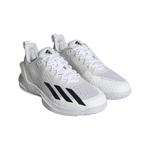 Load image into Gallery viewer, Adidas Adizero Cybersonic Mens Tennis Shoes - White/Blk/Slvr/D Medium/14.5
 - 5