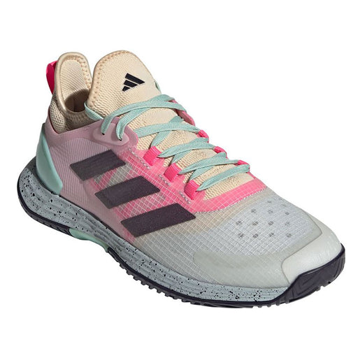 Adidas Adizero Ubersonic 4.1 Mens Tennis Shoes - Wht/Aurora/Aqua/D Medium/13.0