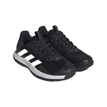 Load image into Gallery viewer, Adidas SoleMatch Control Mens Tennis Shoes - Black/Wht/Grey/D Medium/16.0
 - 1