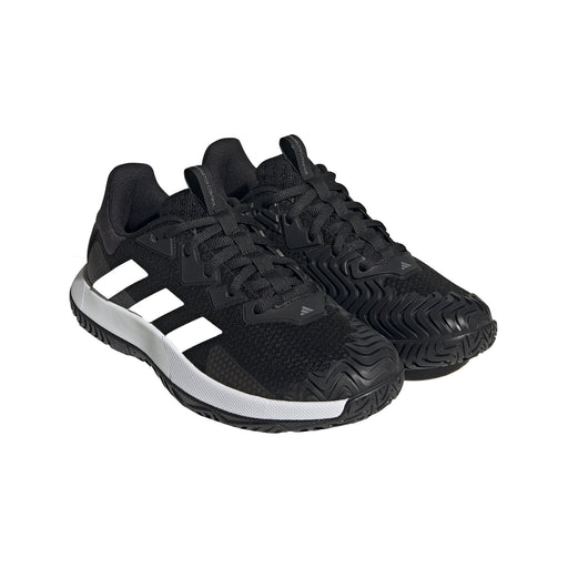 Adidas SoleMatch Control Mens Tennis Shoes - Black/Wht/Grey/D Medium/16.0
