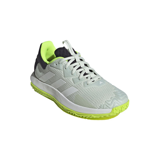 Adidas SoleMatch Control Mens Tennis Shoes - Jade/Wht/Lemon/D Medium/13.0