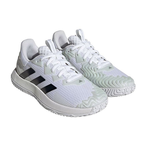 Adidas SoleMatch Control Mens Tennis Shoes - White/Black/D Medium/16.0