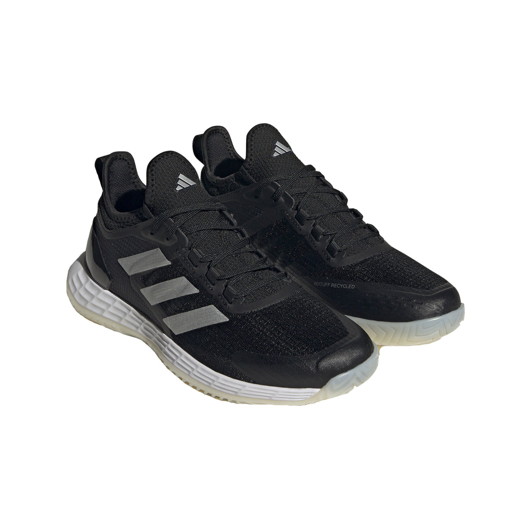 Adidas Adizero Ubersonic 4.1 Womens Tennis Shoes - Black/Slvr/Wht/B Medium/11.5