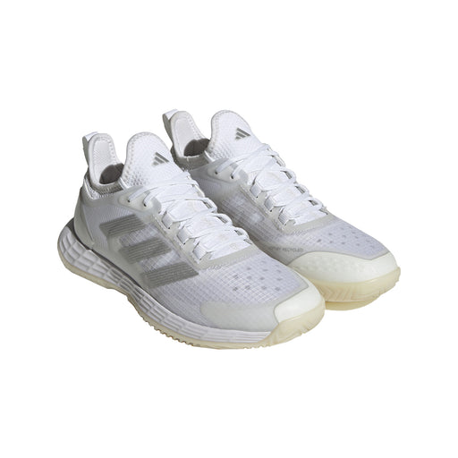 Adidas Adizero Ubersonic 4.1 Womens Tennis Shoes - White/Slvr/Grey/B Medium/10.0