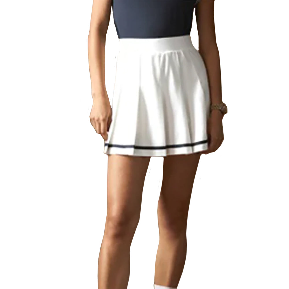 Varley Clarendon High Rise 16 Womens Tennis Skirt - White/M