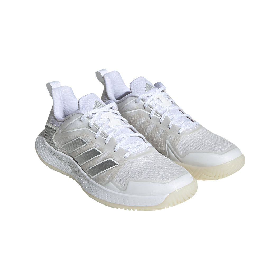 Adidas Defiant Speed Womens Tennis Shoes - White/Slvr/Grey/B Medium/11.5