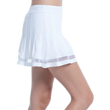 Load image into Gallery viewer, Lucky In Love Vintage Pleat 13.5 W Tennis Skirt - WHT/SILVER 135/XL
 - 1