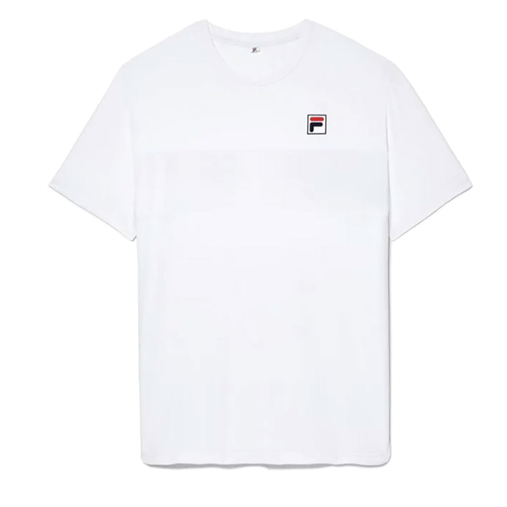 FILA Essentials SS Crew Mens Tennis Shirt - WHITE 101/XXL
