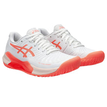 Load image into Gallery viewer, Asics GEL-Challenger 14 Womens Tennis Shoes - White/Sun Coral/B Medium/9.5
 - 5