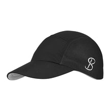 Load image into Gallery viewer, Sofibella Snap Womens Tennis Hat - Black/One Size
 - 1