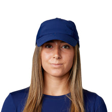 Load image into Gallery viewer, Sofibella Snap Womens Tennis Hat - Navy/One Size
 - 3
