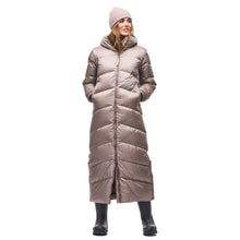 Load image into Gallery viewer, Indyeva Long Long Quilted Down Womens Jacket - Peppercorn/M
 - 1
