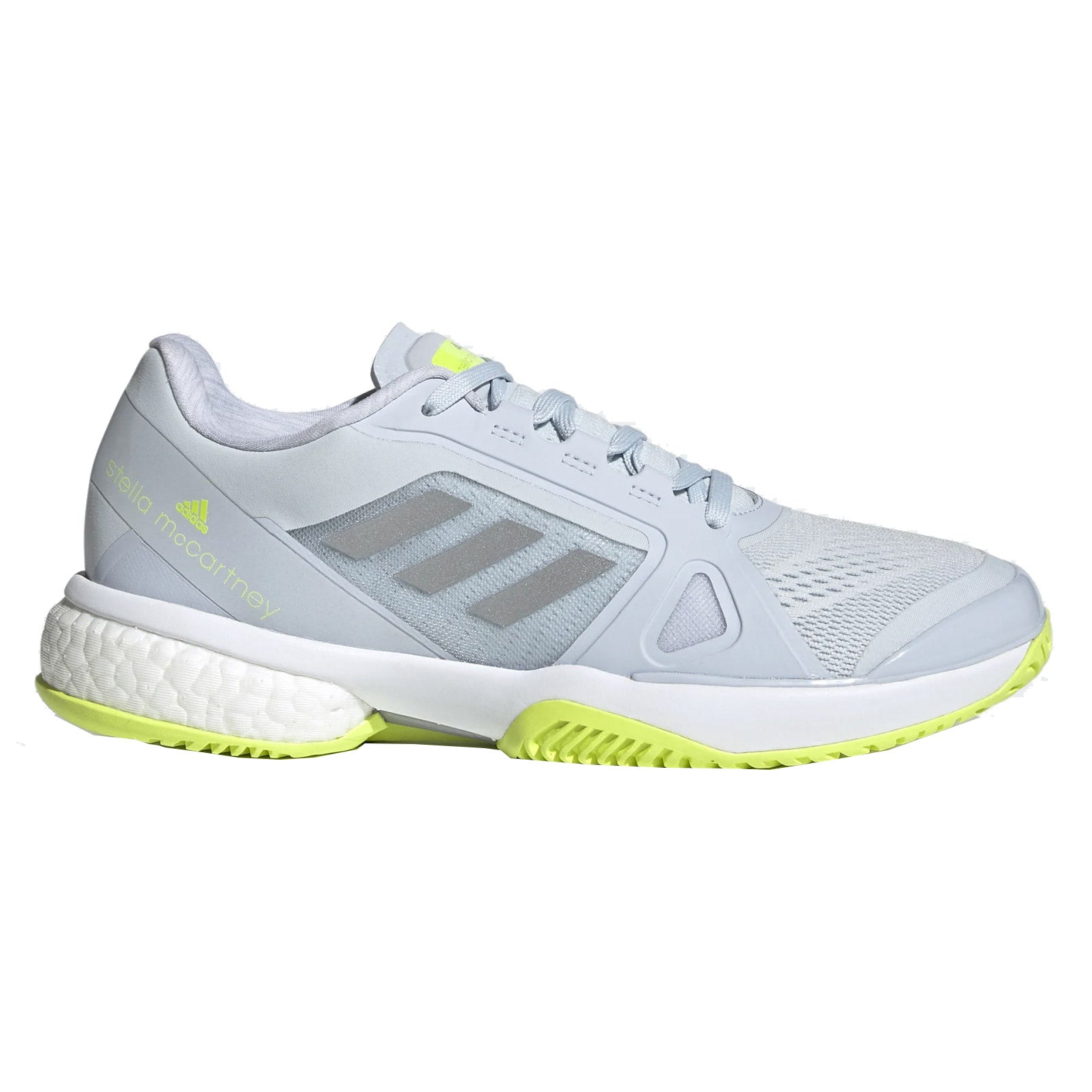 Adidas women's stella mccartney barricade boost tennis shoes eggshell gray and aero lm Outlet