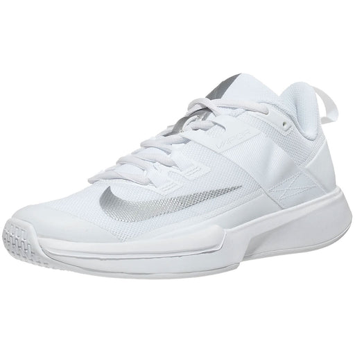 NikeCourt Vapor Lite HC Womens Tennis Shoes - WHITE/SLVR 133/B Medium/9.5