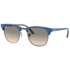 Ray-Ban Clubmaster Wrinkled Blue Sunglasses