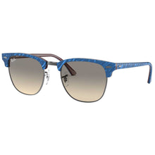 Load image into Gallery viewer, Ray-Ban Clubmaster Wrinkled Blue Sunglasses - 49
 - 1