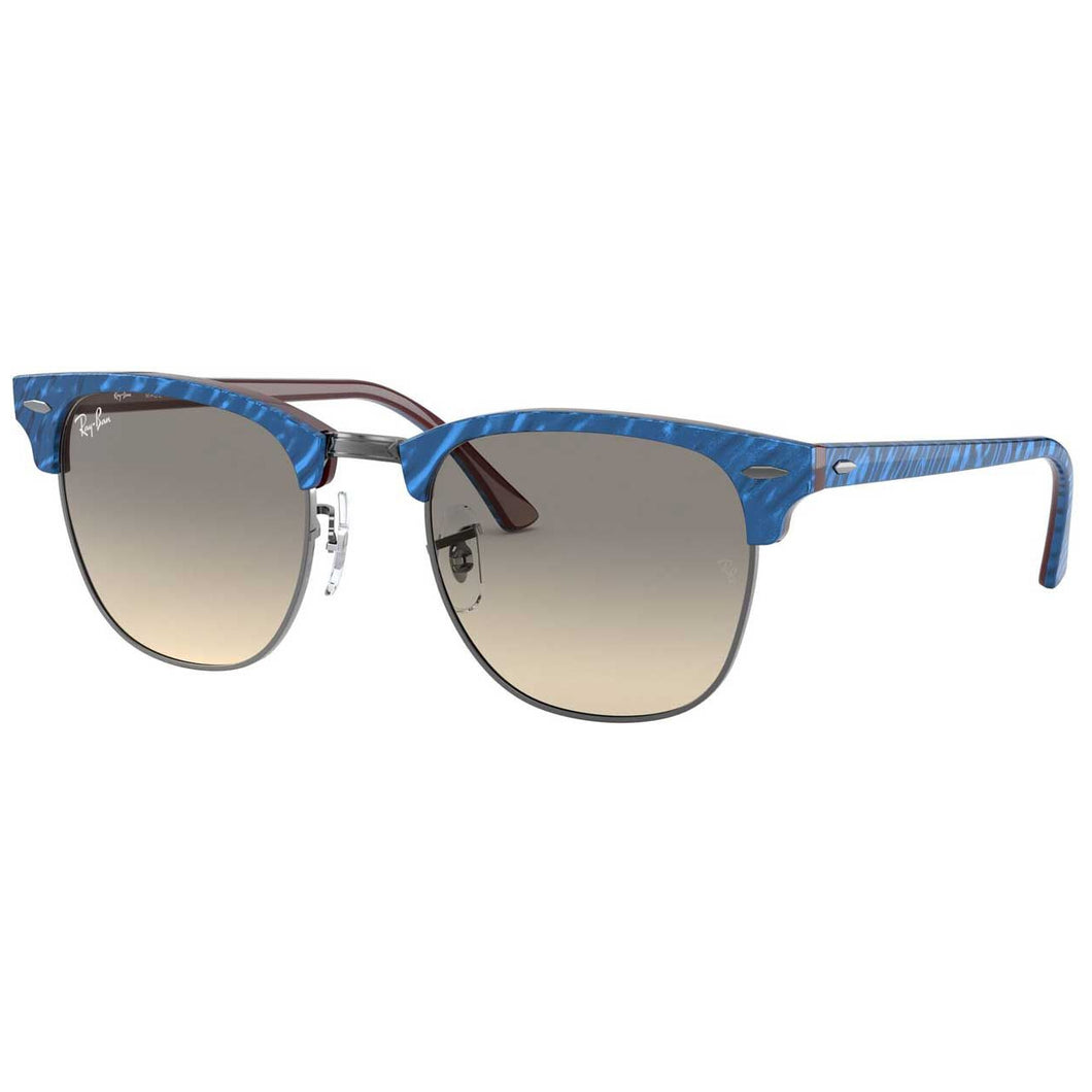 Ray-Ban Clubmaster Wrinkled Blue Sunglasses - 49