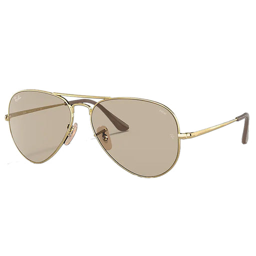 Ray-Ban Aviator Metal II Brown Sunglasses - 55