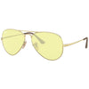 Ray-Ban Aviator Metal II Yellow Sunglasses