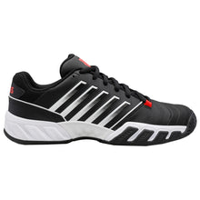 Load image into Gallery viewer, K-Swiss BigShot Light 4 Big Kids Tennis Shoes - BLACK/POPPY 043/M/7.0
 - 1