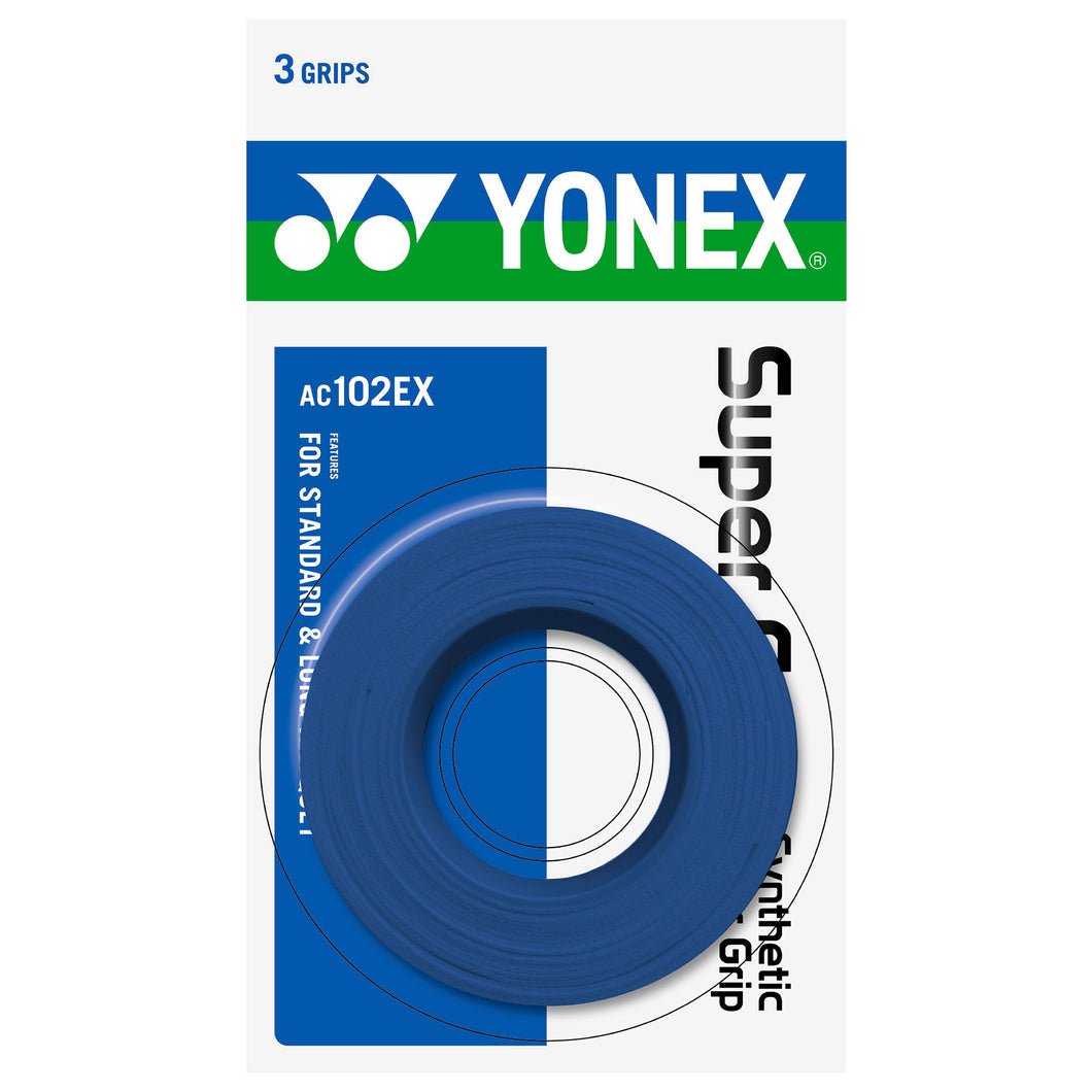 Yonex Super Grap 3-Pack Dark Blue Tennis Overgrip - Default Title