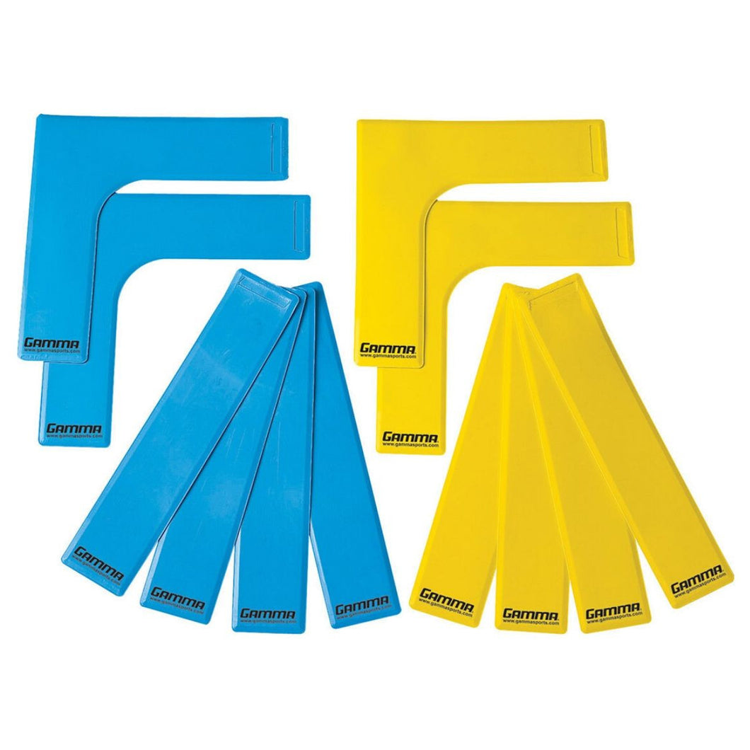 Gamma Mini Court Marker Lines 12 Pack - Default Title