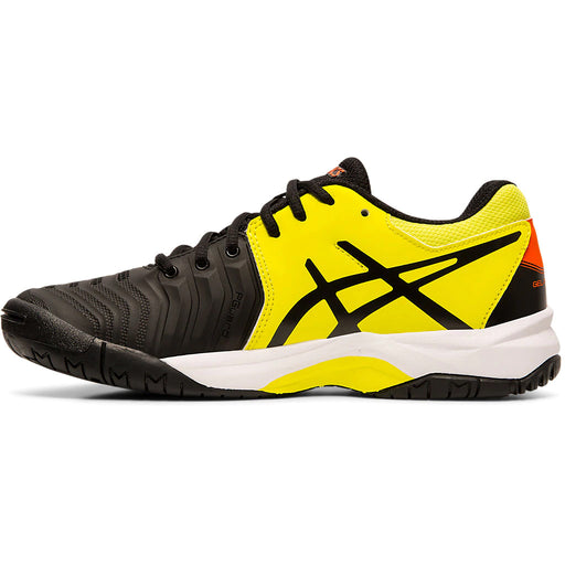 Asics Gel Resolution 7 GS Black Yelo Juniors Shoes