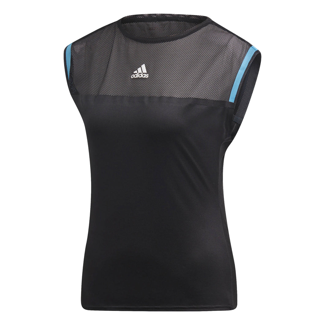 Adidas Escouade Black Womens Tennis Shirt