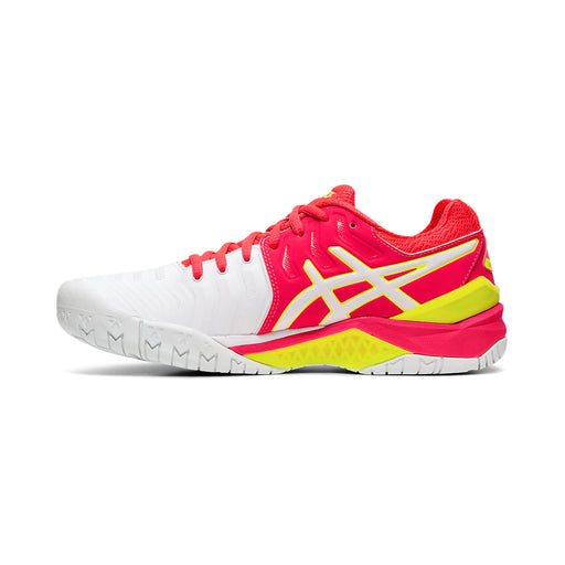 Asics Gel Resolution 7 White Pink W Tennis Shoes